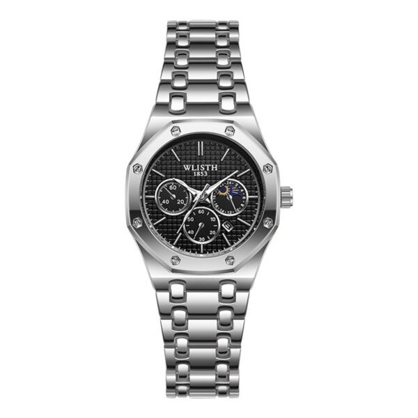 Women's Watch Luminous Steel Strap Calendar - Image 9