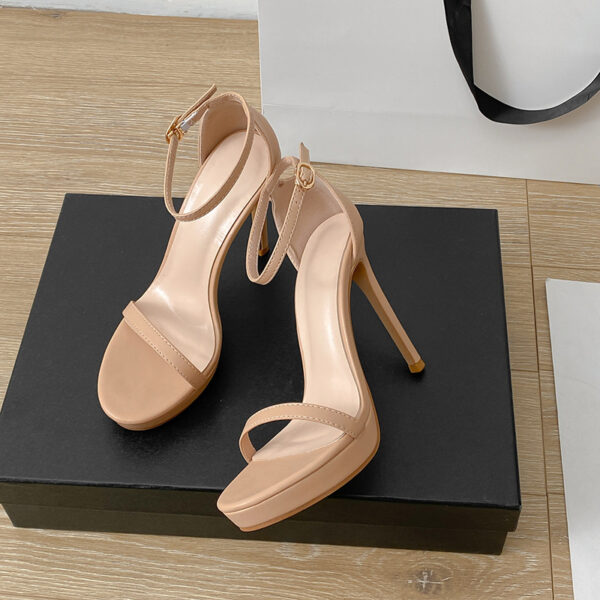 Commute Style Buckle Super High Heel Sandals For Women - Image 5