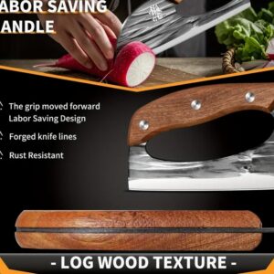 1pc Hand Forged Bone Cutter Kitchen Knife - Sharp Lightweight Dual-Use Slicer For Women - High-Carbon Stainless Steel, Ergonomic Handle, Easy To Clean, And Durable