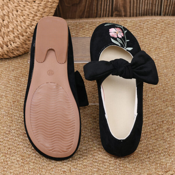 Fashion Personalized Women's Bow Flat Work Shoes - Image 10