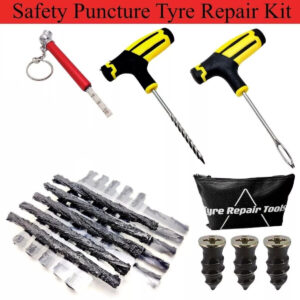 22Pcs Emergency Tyre Puncture Repair Kit Car Van Motorcycle Tubeless Tire Strips