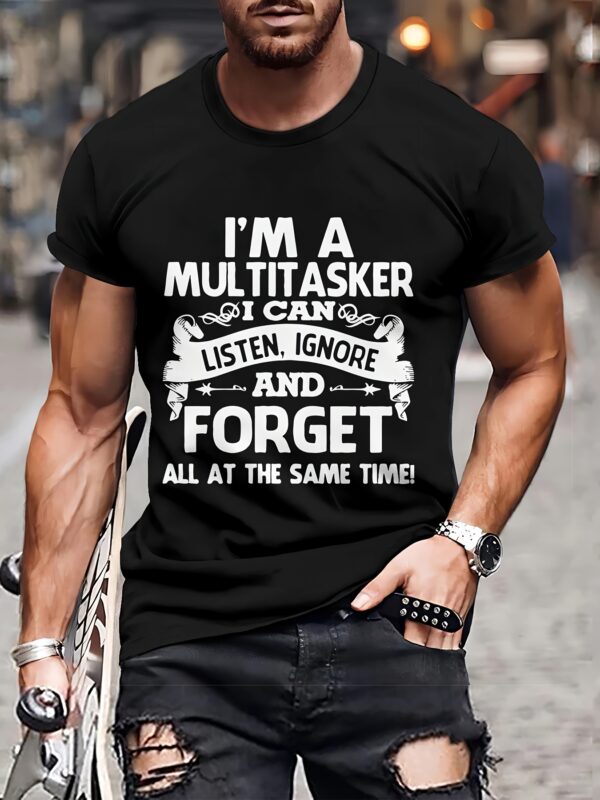 Men's Fashion 3D T-shirt Casual Loose - Image 2