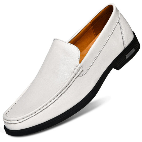 Breathable One Foot Leather Shoes With Leather Covers - Image 4