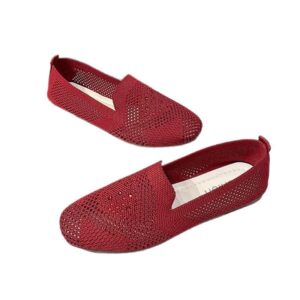 Women's Old Beijing Cloth Hollow Hole Shoes
