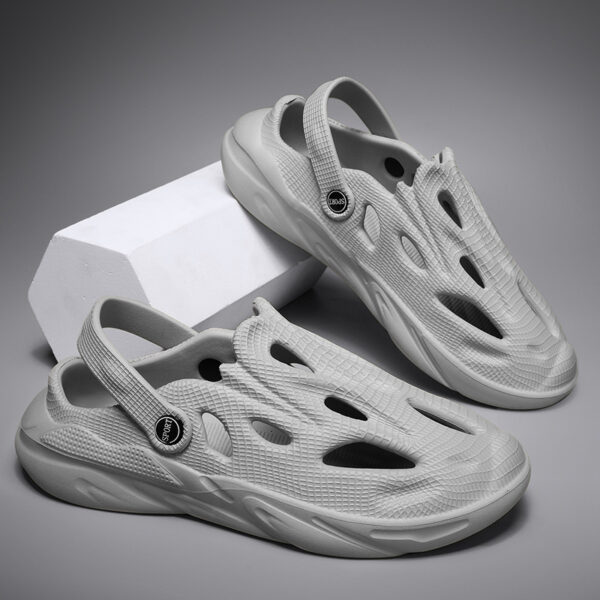 Men's Breathable Shoes Outer Wear Hollow - Image 5
