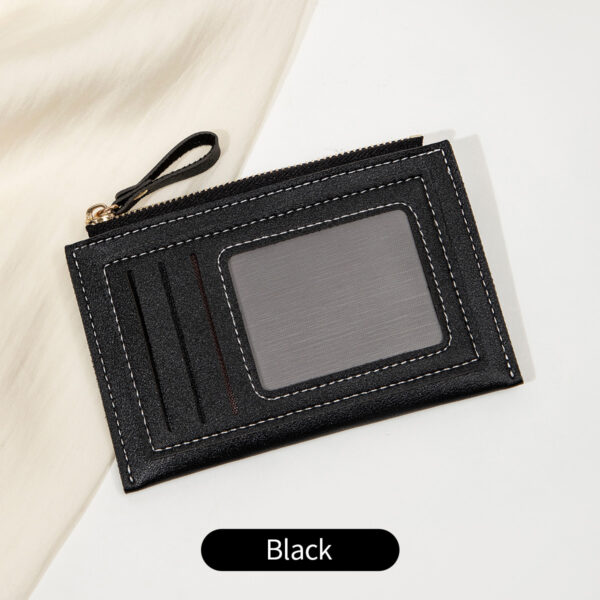 Lightweight Ultra-thin Korean Fashion Zipper Women's Short Wallet - Image 10