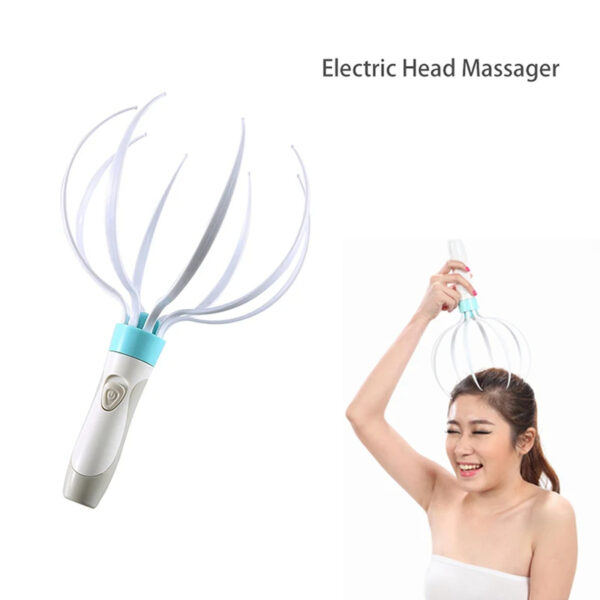 Head Massager Scalp Vibration Massage Eight Claw Electric Household Massager Head Masager Body Care - Image 5