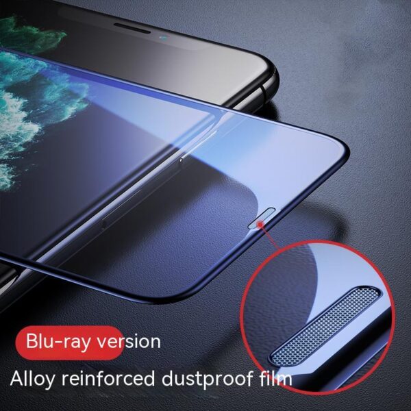 Privacy Tempered Film Dustproof Net Full-cover Screen Protector - Image 3