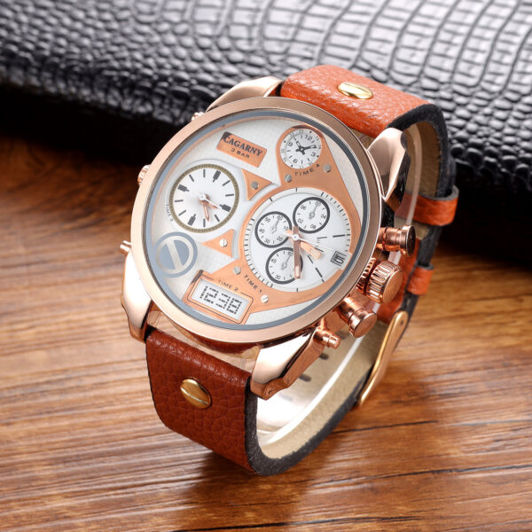 Men's Watch Quartz Calendar Belt Sports - Image 3