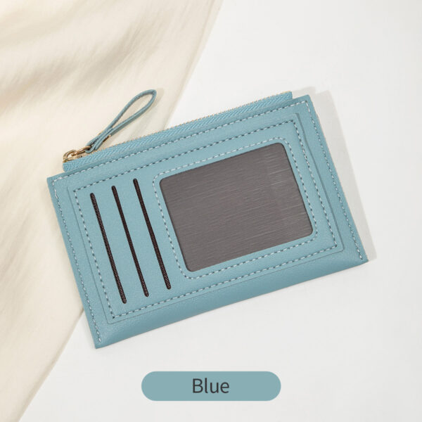 Lightweight Ultra-thin Korean Fashion Zipper Women's Short Wallet - Image 7