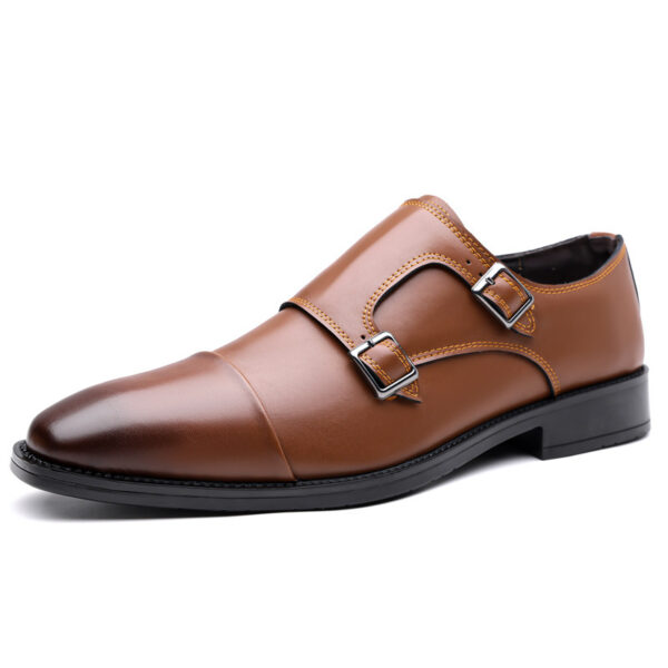 Leather Shoes Men's Business Shoes Oxford - Image 5