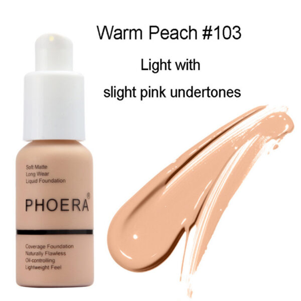 Explosive Press Type Oil Control Natural Color Matte Concealer Foundation Cream - Image 10
