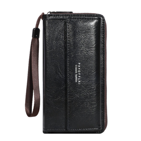 Casual Long Wallet Large-capacity Handbag Mobile Coin Purse - Image 3