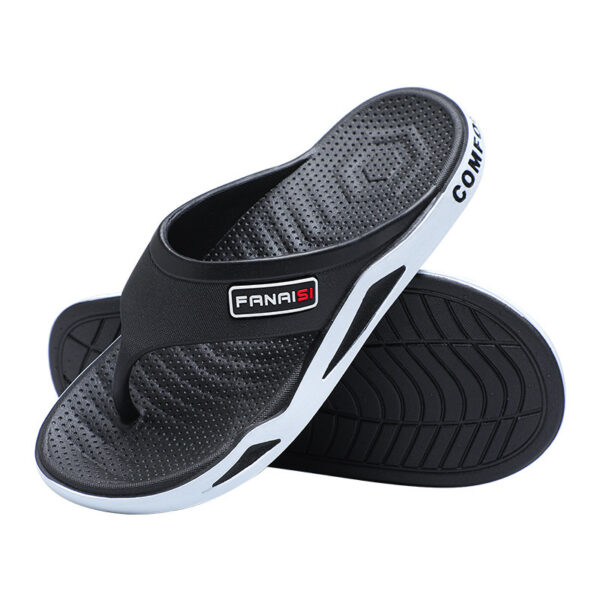 Men's Wear-resistant Casual Outdoor Wear Slippers For Summer Soft Back Thick Back Fashion Flip-flop - Image 4