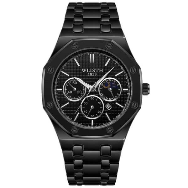 Women's Watch Luminous Steel Strap Calendar - Image 3