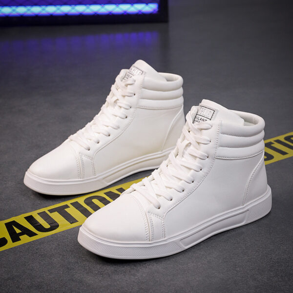 Plus Size Men's Leather Boots Fashion Casual Ankle Boots