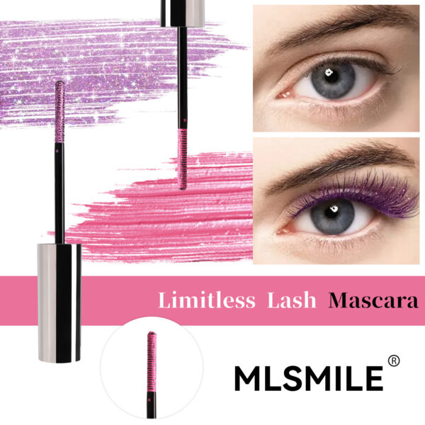 Color Mascara Pearlescent Thin And Glittering Waterproof Not Smudge - Image 4