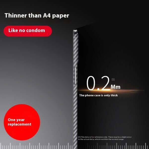 Carbon Fiber Pattern Ultra-thin Hard Shell Phone Case - Image 4