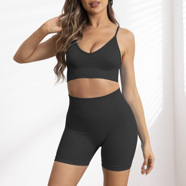 Seamless Yoga Suit Outdoor Fitness Sportswear Women - Image 4