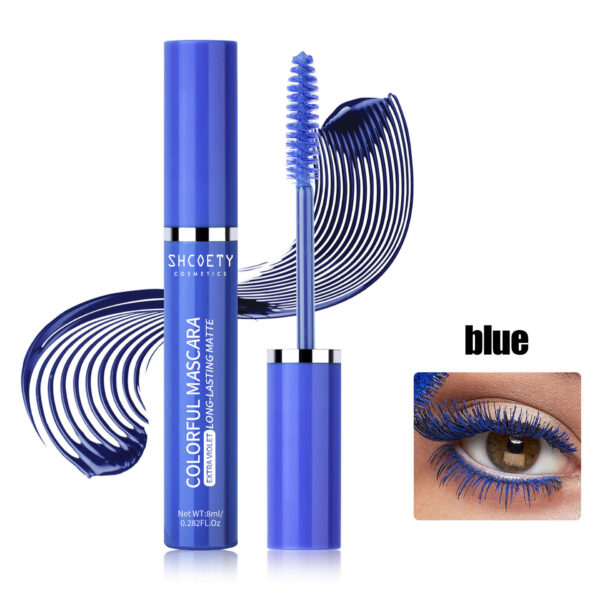 Color Mascara Waterproof Not Smudge Long Thick - Image 5