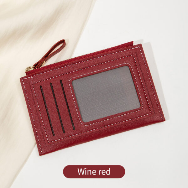 Lightweight Ultra-thin Korean Fashion Zipper Women's Short Wallet - Image 3