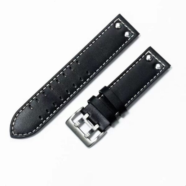 Suitable For Khaki Field First Layer Cowhide Watch Strap 22 Mm20mm - Image 3