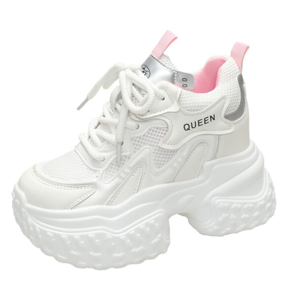 Mesh Breathable Platform Sports Casual Daddy Shoes - Image 7