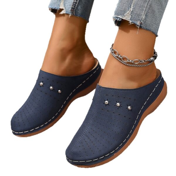 Summer New Women's Toe-covered Platform Slippers - Image 3