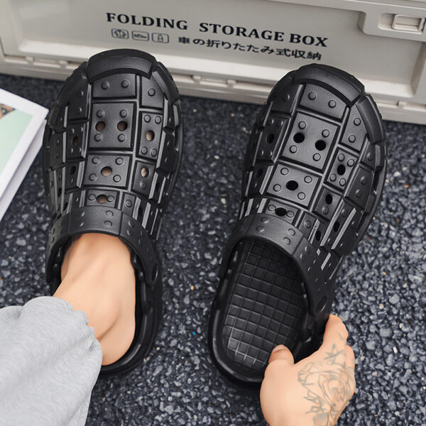 Hole Shoes Simple Non-slip Thick Bottom Wear-resistant - Image 2