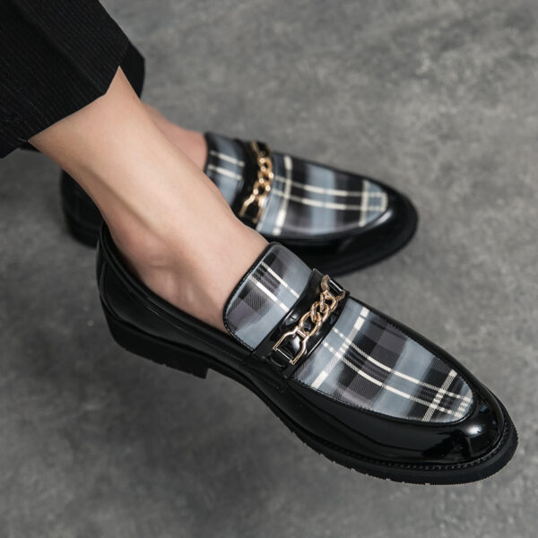 Pointed Casual Leather Shoes Men's Shoes - Image 9