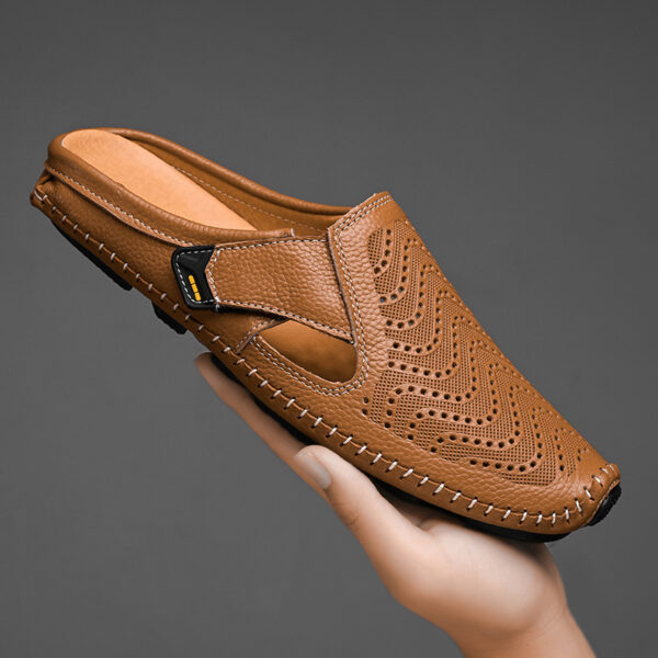 Fashion Men's Closed Toe Casual Breathable Sandals - Image 7