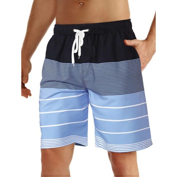 Men's 3D Printing Smoke Pattern Loose Beach Pants - Image 6