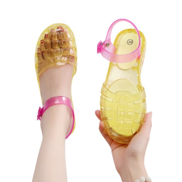 Women's Fashion Hollowed-out Beach Flat Sandals - Image 6