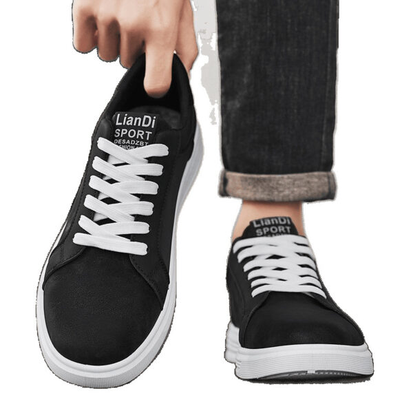 Men's Shoes Low-top Casual Leather Sneakers - Image 6