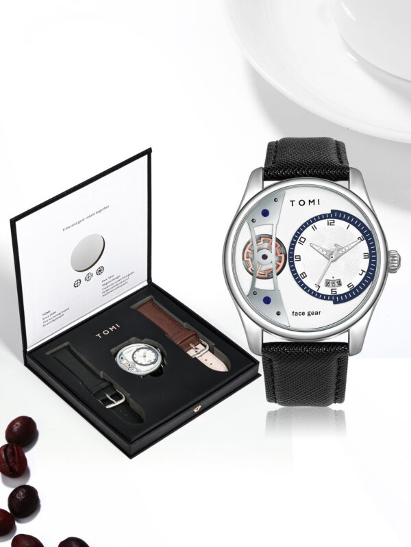 Simple Fashion Gift Box Business Trends Belt Men's Watch - Image 3