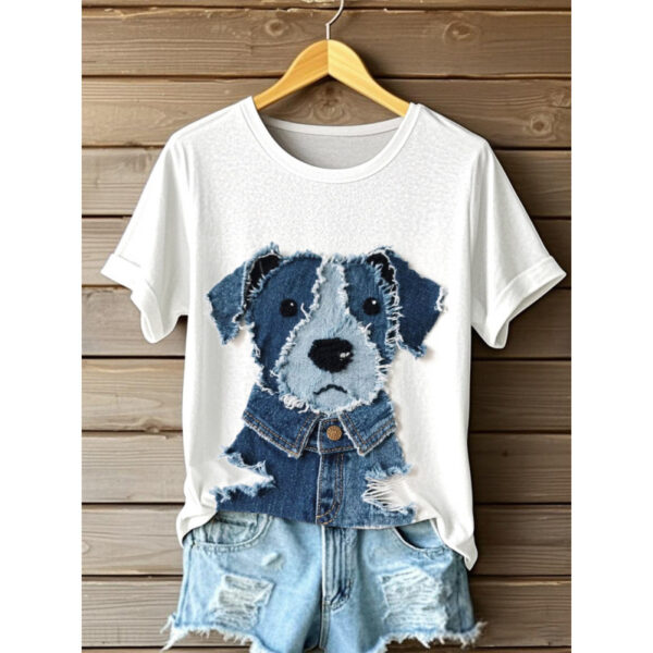 Women's Digital Printed Round Neck Top - Image 9