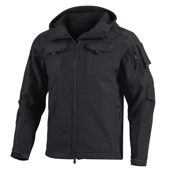 Soft Shell Beetle Top Fleece-lined Windproof Waterproof Jacket - Image 2