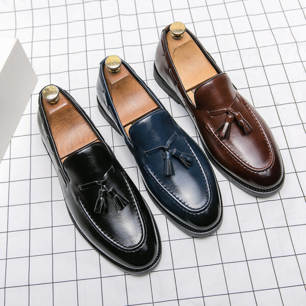 Tassel Slip-on Shoes Young Men - Image 4