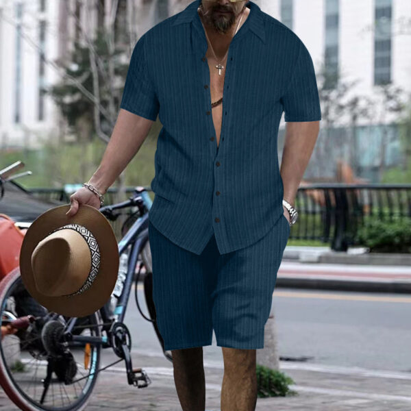 Casual Jacquard Sportswear Summer Men - Image 6