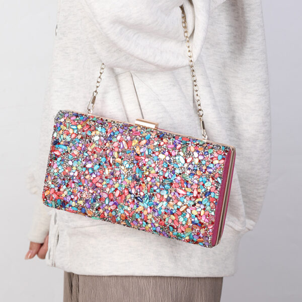 Women's Diamonds Bag High Sense Banquet Dress Garment Bag - Image 4
