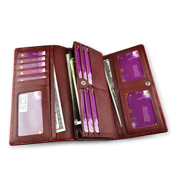 Women's Leather Purse Patent Leather European And American Fashion Women's Coin Purse - Image 7