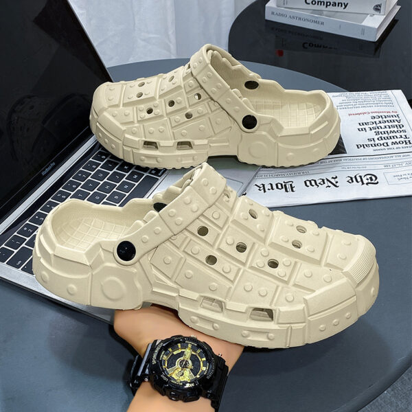 Hole Shoes Simple Non-slip Thick Bottom Wear-resistant - Image 4