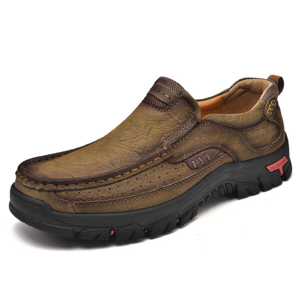 Men's Leather Large Size Casual Shoes - Image 10