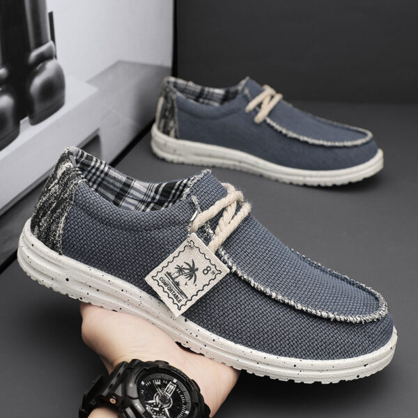 Men's Simple All-match Casual Canvas Sneakers - Image 4