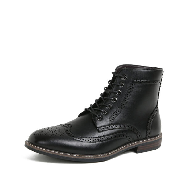 Autumn And Winter New Retro High-top Men's Work Ankle Boots - Image 6