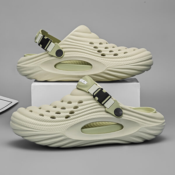 Men's Simple And Stylish Casual Platform Slippers - Image 3
