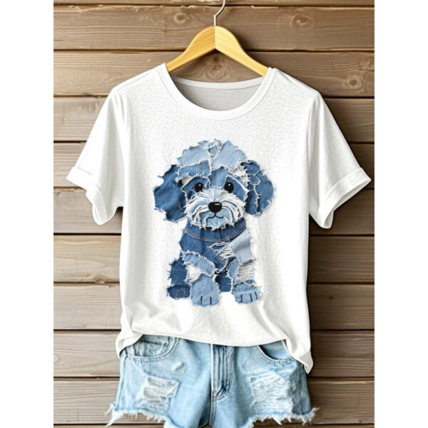 Women's Digital Printed Round Neck Top - Image 2