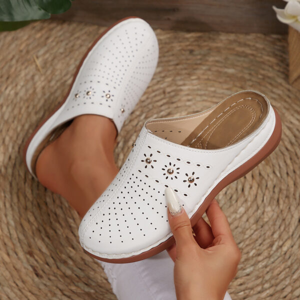 Women's Toe Covered Platform Slippers - Image 4