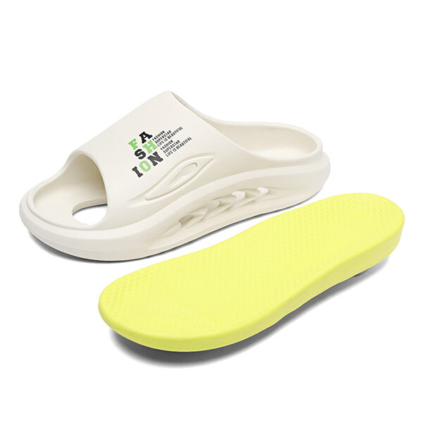 Men's EVA Thick Soled Color Blocked Slippers - Image 4