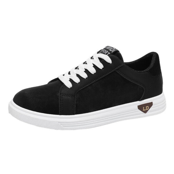 Men's Shoes Low-top Casual Leather Sneakers - Image 8